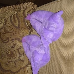 Purple Claw Slippers